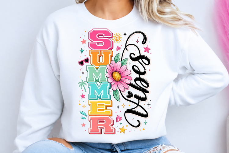 Summer Vibes Sublimation PNG