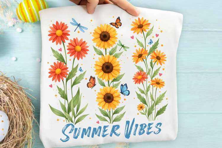 Summer Vibes Sublimation Png