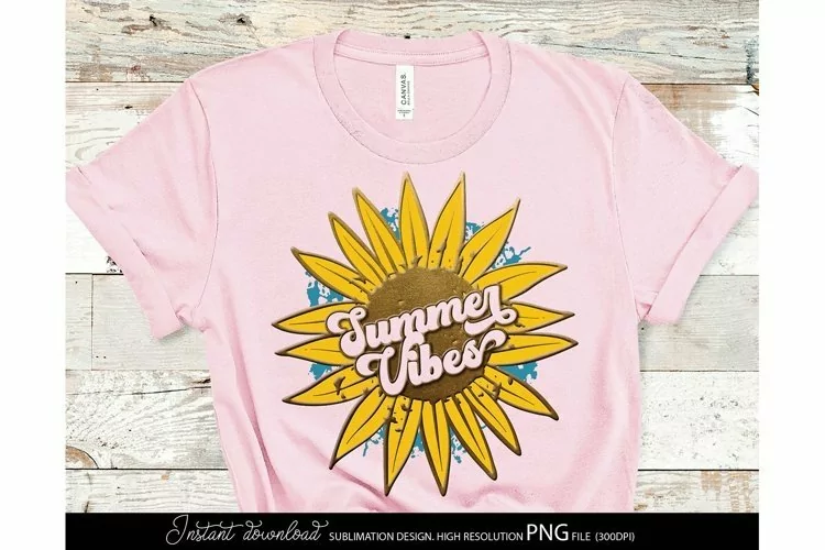 Summer Vibes | Sunflower PNG
