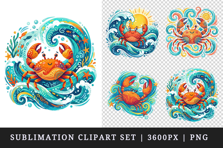 Summer clipart printable sublimation design png