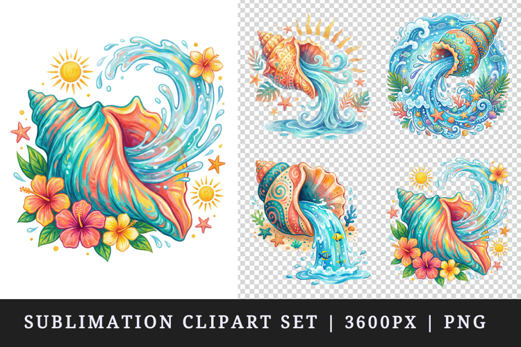 Summer clipart printable sublimation design png