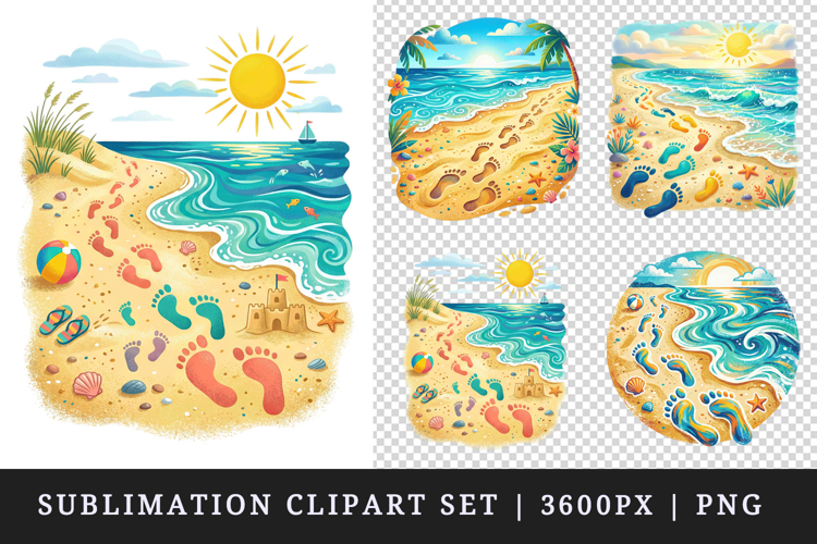 Summer clipart printable sublimation design png