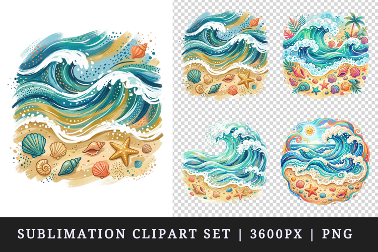 Summer clipart printable sublimation design png