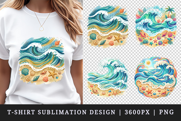Summer t-shirt printable sublimation design png