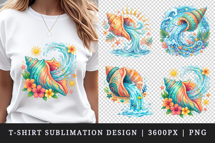 Summer t-shirt printable sublimation design png
