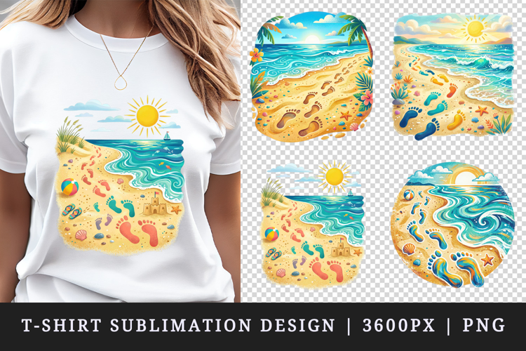Summer t-shirt printable sublimation design png