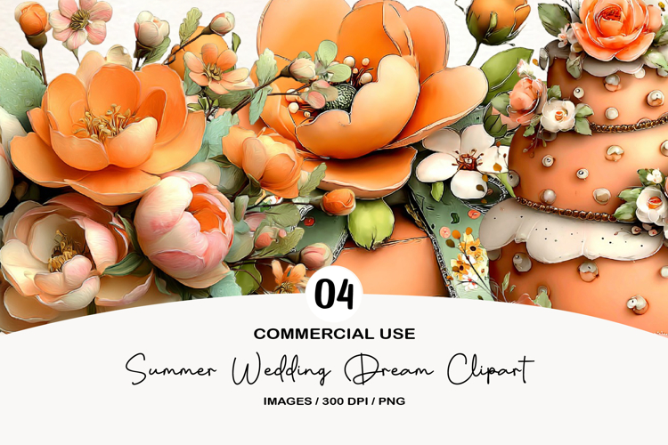 Summer Wedding Dream Clipart
