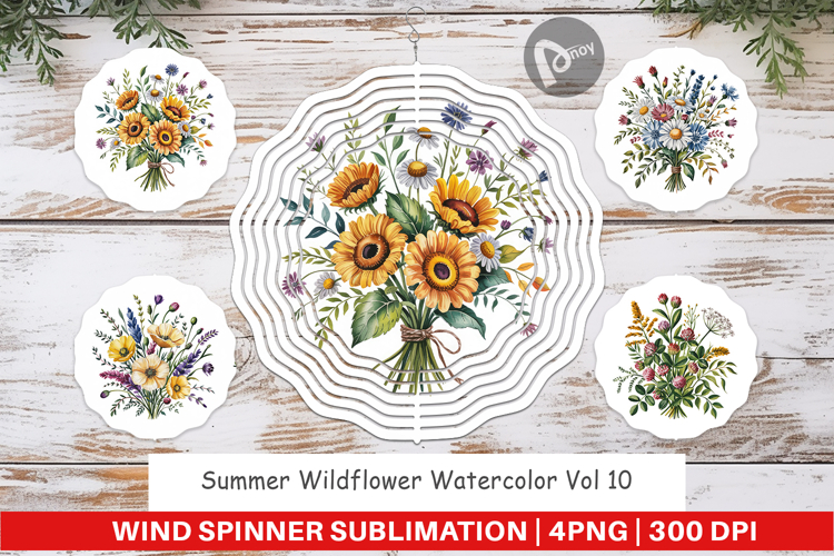 Wind Spinner Summer Wildflower