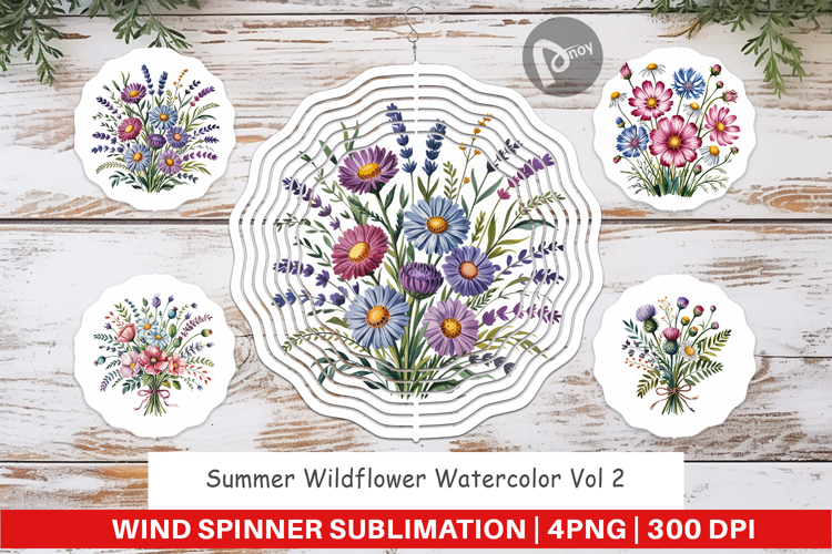 Wind Spinner Summer Wildflower