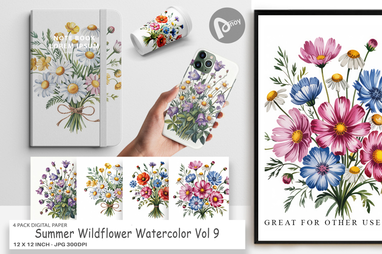 Summer Watercolor Clipart Image 15