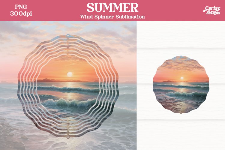 Wind Spinner Sublimation | Summer Wind Spinner