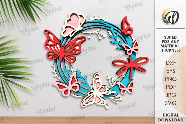 Floral Wreath Clipart Image 22