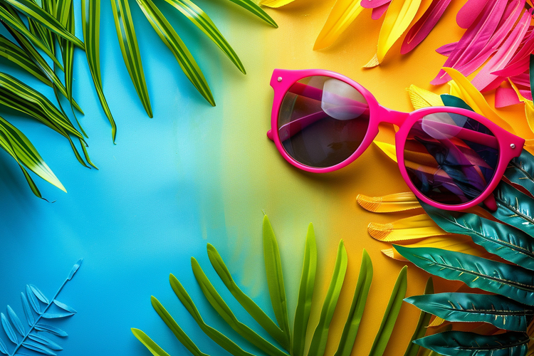 Juicy Summer Vibe background Design. High quality photo JPG