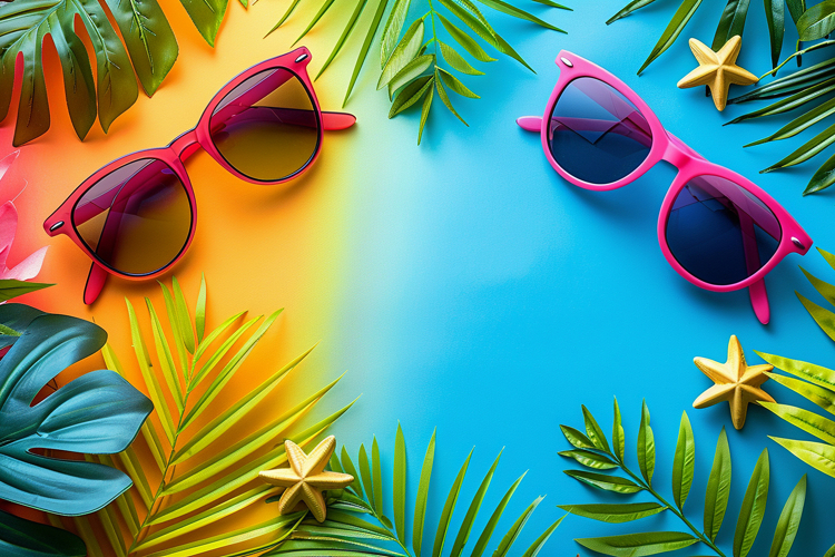 Juicy Summer Vibe background Design. High quality photo JPG