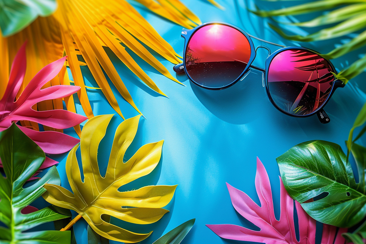 Juicy Summer Vibe background Design. High quality photo JPG
