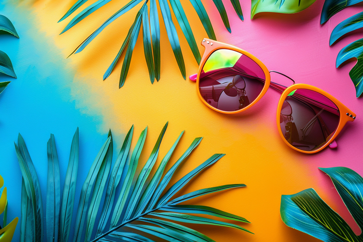 Juicy Summer Vibe background Design. High quality photo JPG