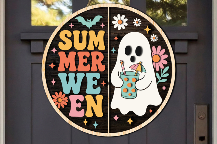 Summerween Ghost Laser Cut SVG