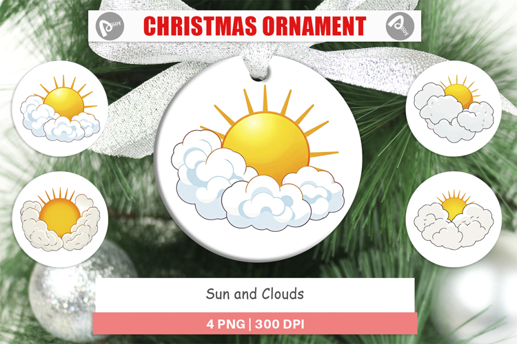 Ornament Sun and Clouds