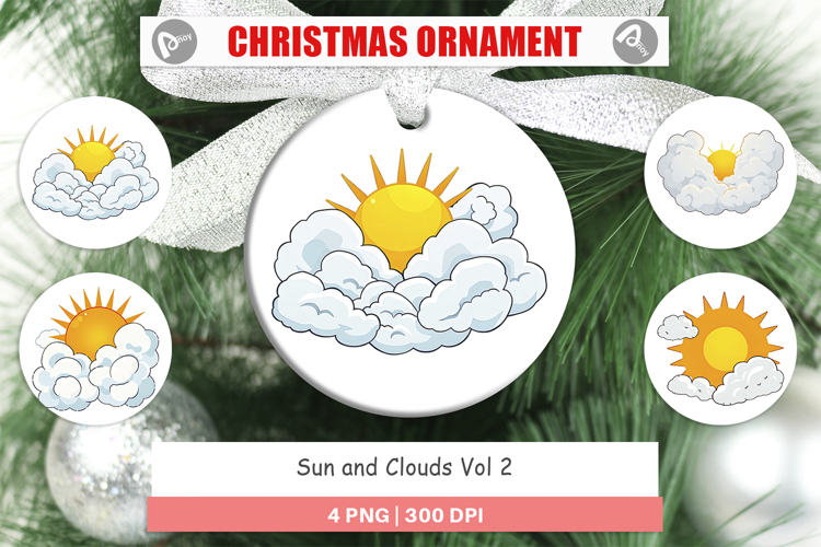 Ornament Sun and Clouds