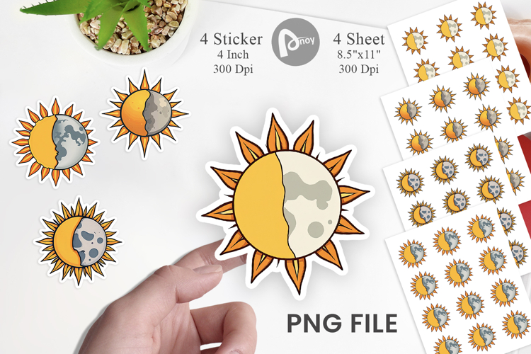 Sun And Moon Clipart Image 18