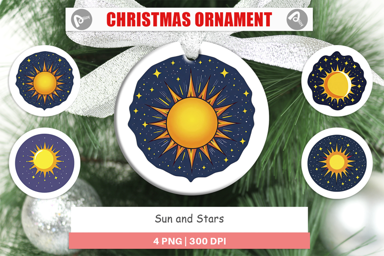 Ornament Sun and Stars