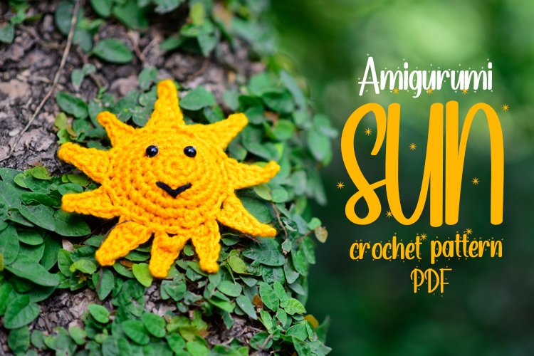 Amigurumi-Sun Crochet Pattern