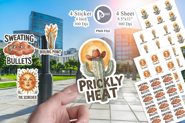Sun Dominion Block Sticker example image 1