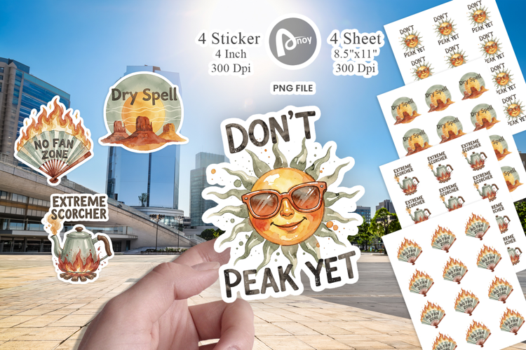 Sun Dominion Block Sticker