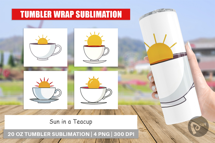 Tumbler Teacup Sun