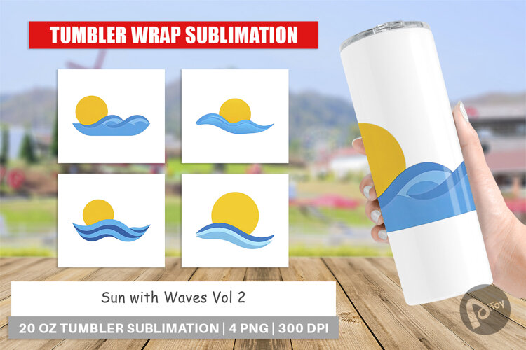 Tumbler Sun and Waves example image 1