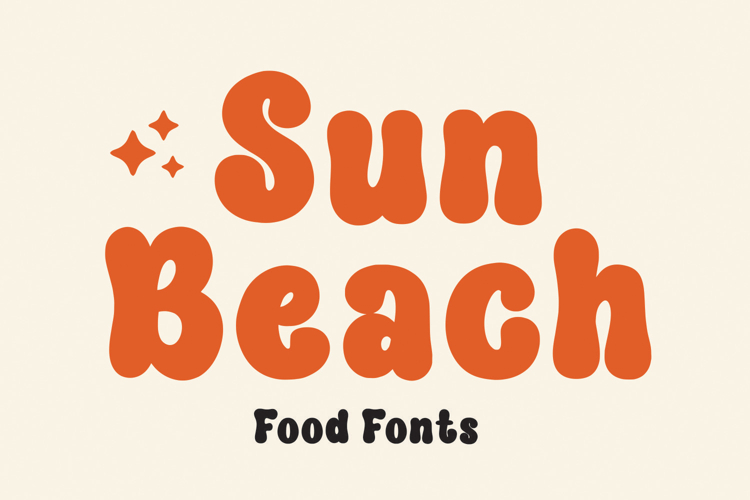 SunBeach - Food Font