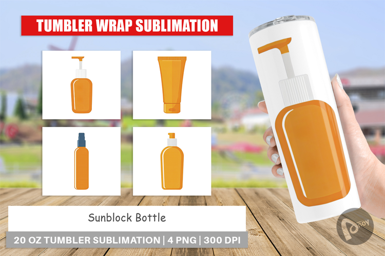 Tumbler Sunblock Bottle