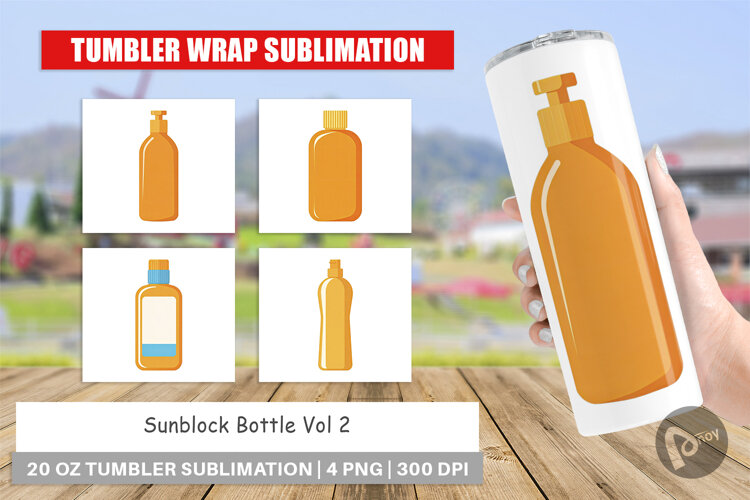 Tumbler Sunblock Bottle example image 1