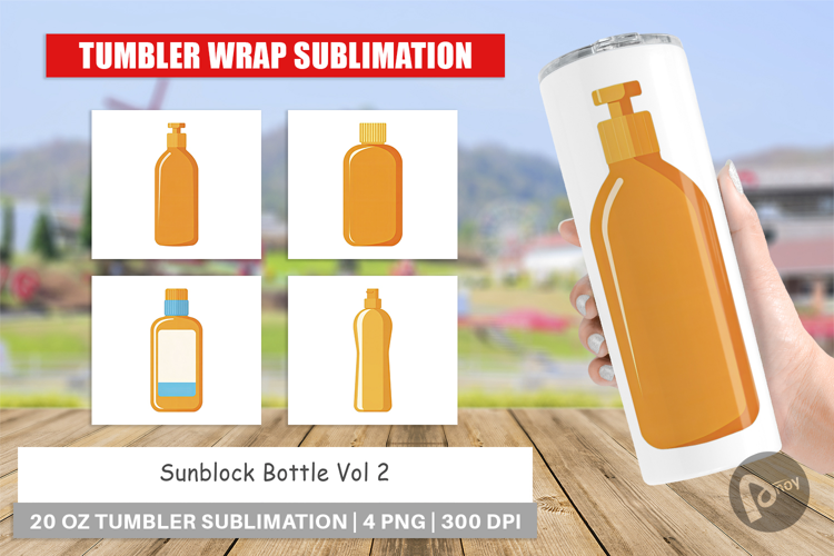 Tumbler Sunblock Bottle