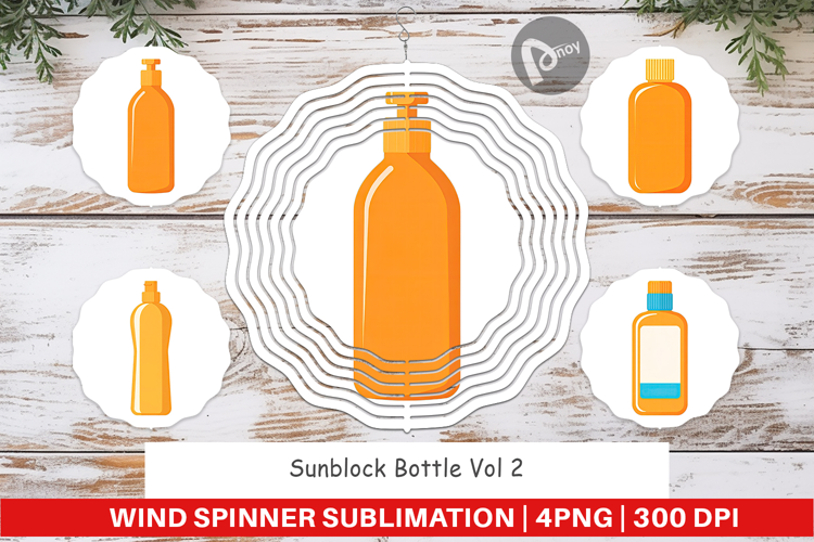 Wind Spinner Sunblock Bottle
