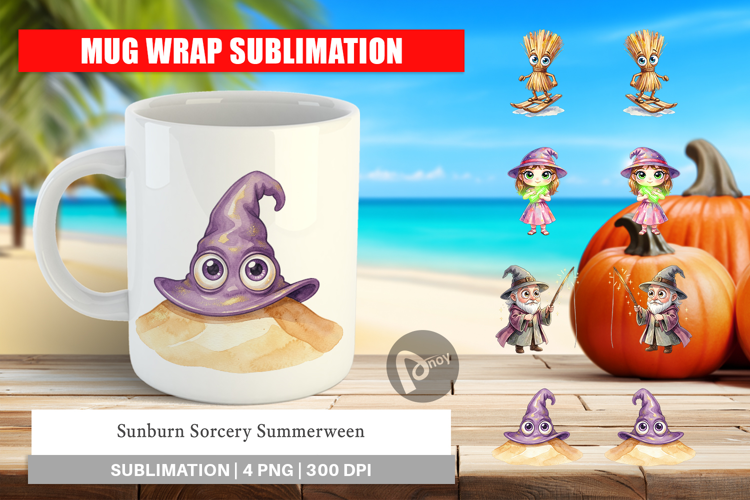 Sunburn Sorcery Summerween Mug Wrap