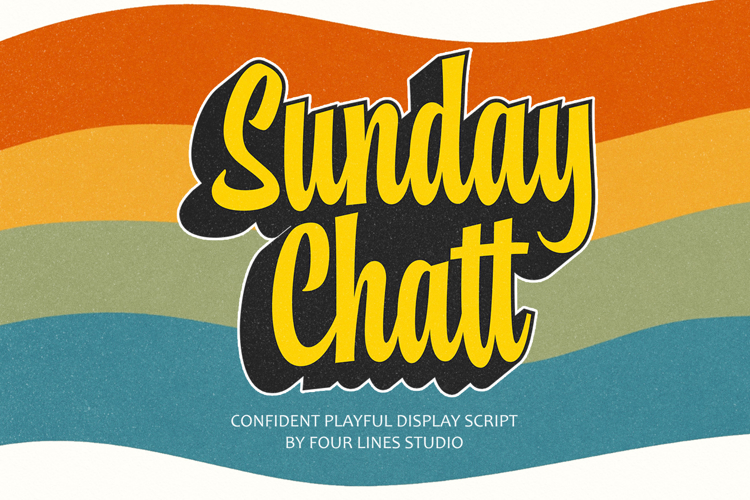 Sunday Chatt Confident Playful Display Script