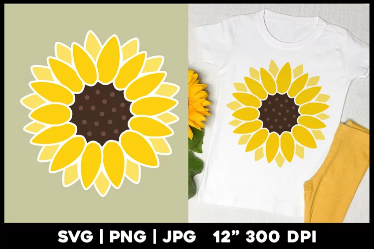 Sunflower Shirt svg