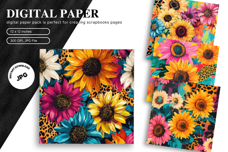 Sunflower Background Image 6
