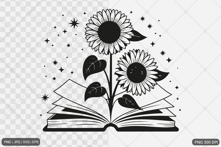 Sunflower Design SVG PNG