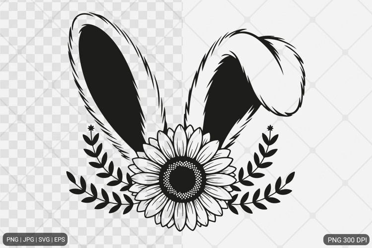 Sunflower Design SVG PNG