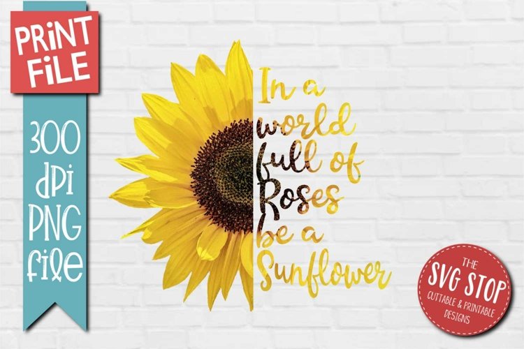 Sunflower Sarcastic Quote With half of a sunflower and a quote filled with sunflower pattern