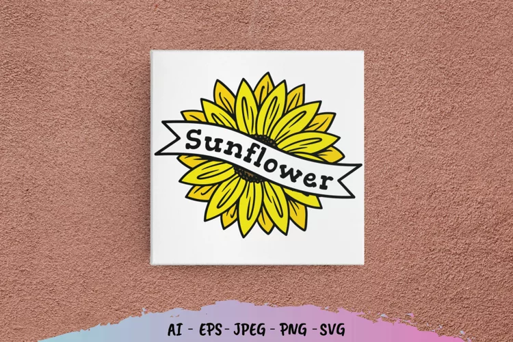 Sunflower SVG File
