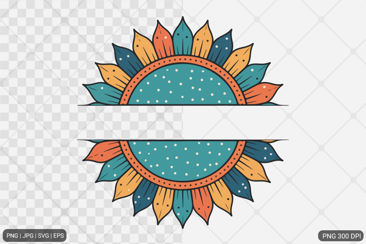 Sunflower Sublimation SVG PNG