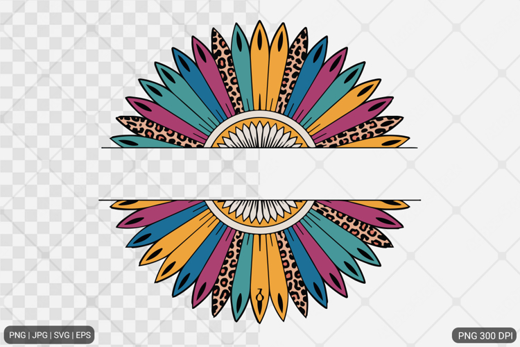 Sunflower Sublimation SVG PNG