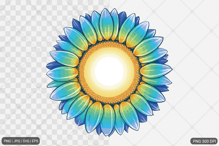 Sunflower Sublimation SVG PNG