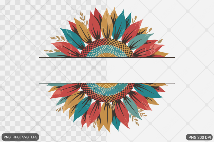 Sunflower Sublimation SVG PNG