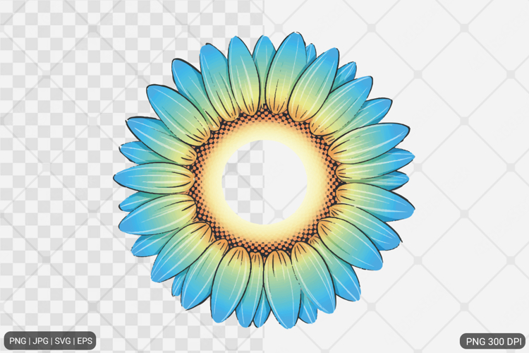 Sunflower Sublimation SVG PNG