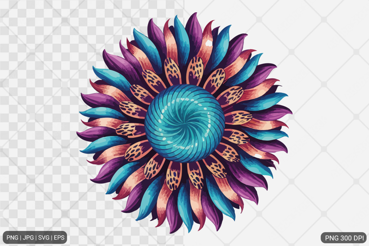 Sunflower Sublimation SVG PNG