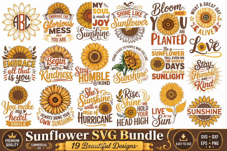 Sunflower Clipart Image 2